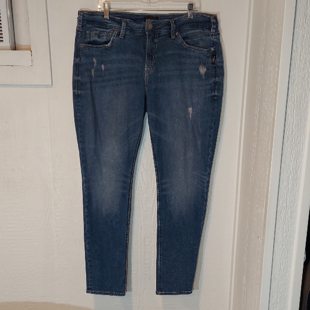 Silver Jeans Dark Blue Women's Skinny Jeans